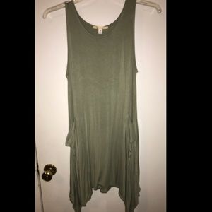 Olive green dress